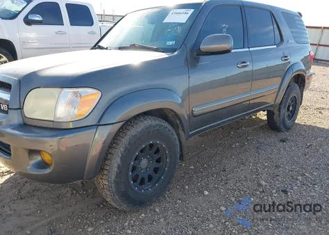 2005 Toyota Sequoia Limited V8 z USA, uszkodzony, nr VIN 5TDBT48AX5S235465